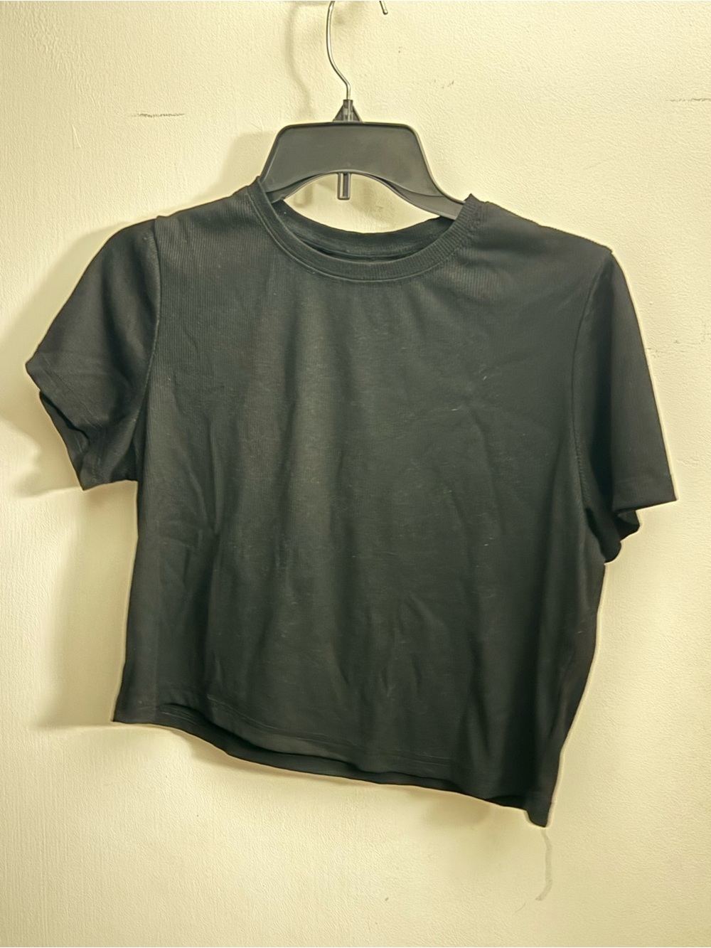 Classic Black Crop Tee